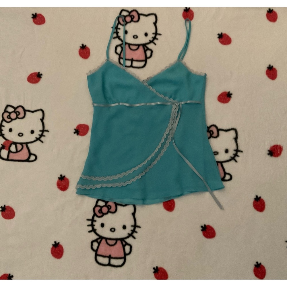 Tua Fashion Teal and Lacy Cami